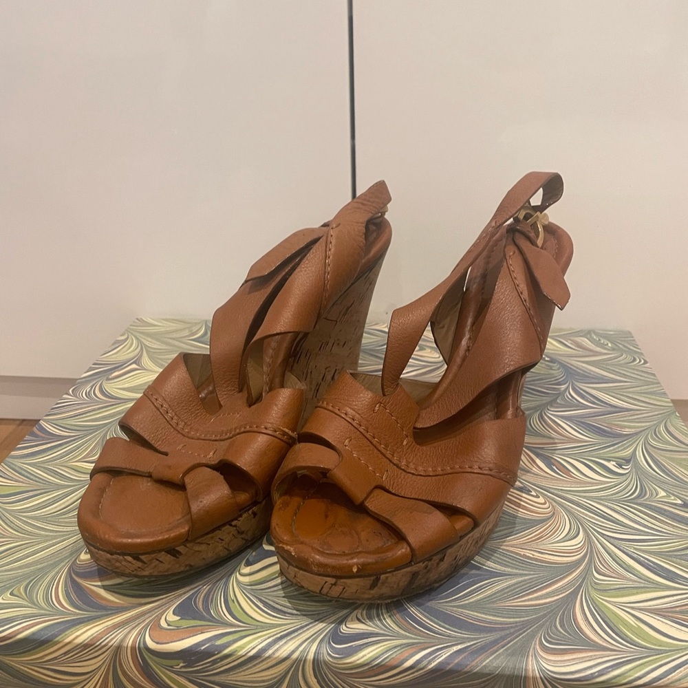 Chloe Platform Sandal - size 8